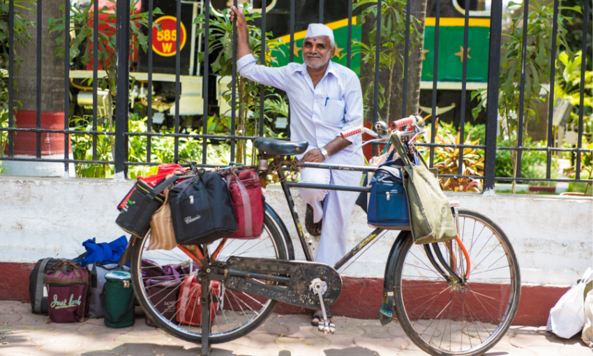 Indian-Food-Delivery-Man-On-Bike