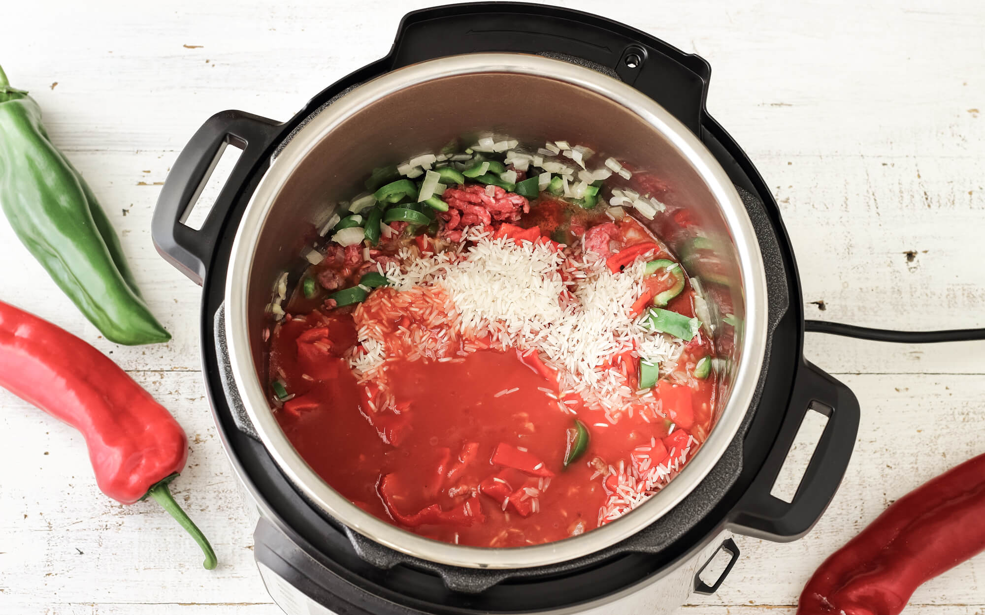 Pressure cooking a meal